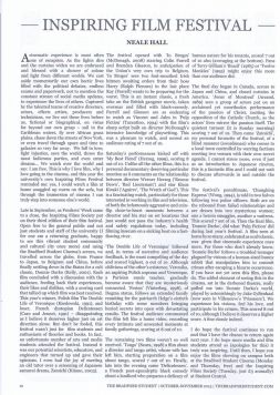 Inspiring Film Festival 2013 by Neale Hall